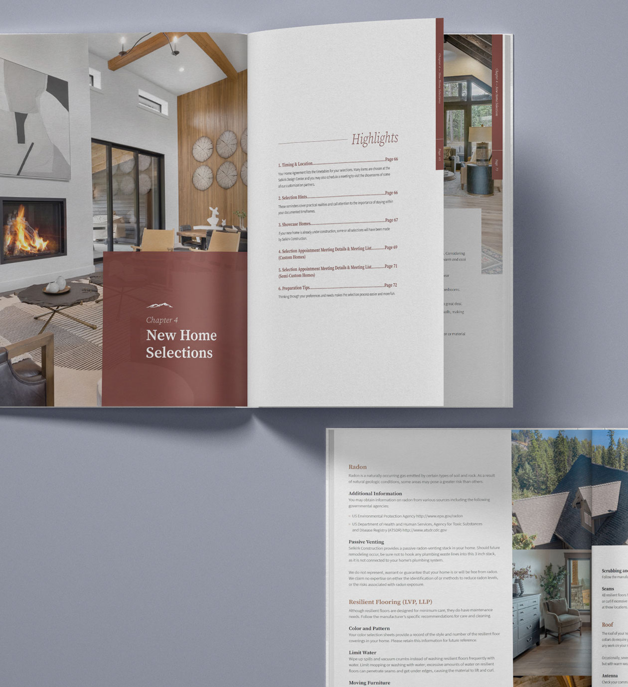 Selkirk Dream Guide Interior - New Home Selection