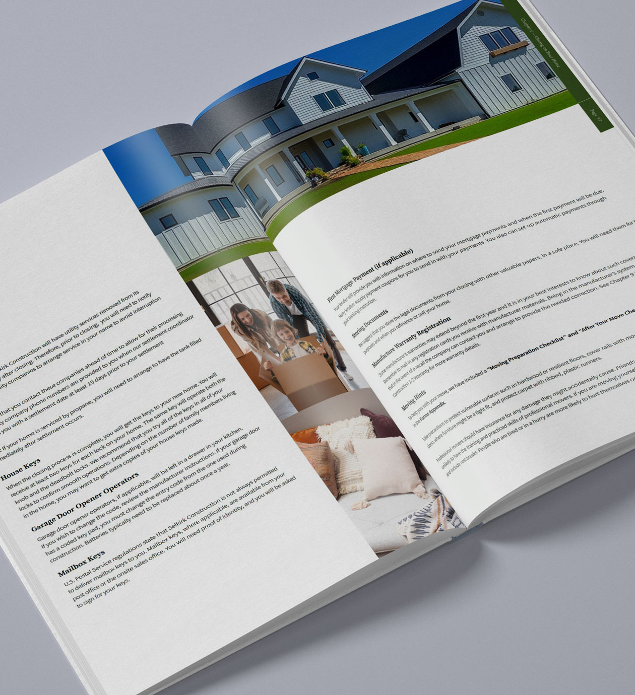 Selkirk Dream Guide Interior Info